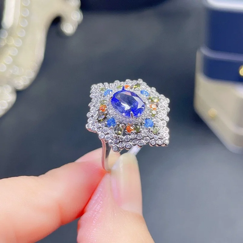  Wholesale RR2084 European Fashion Hot Woman Girl Bride Party Birthday Wedding Gift Shiny AAA Zircon 18KT White Gold Ring