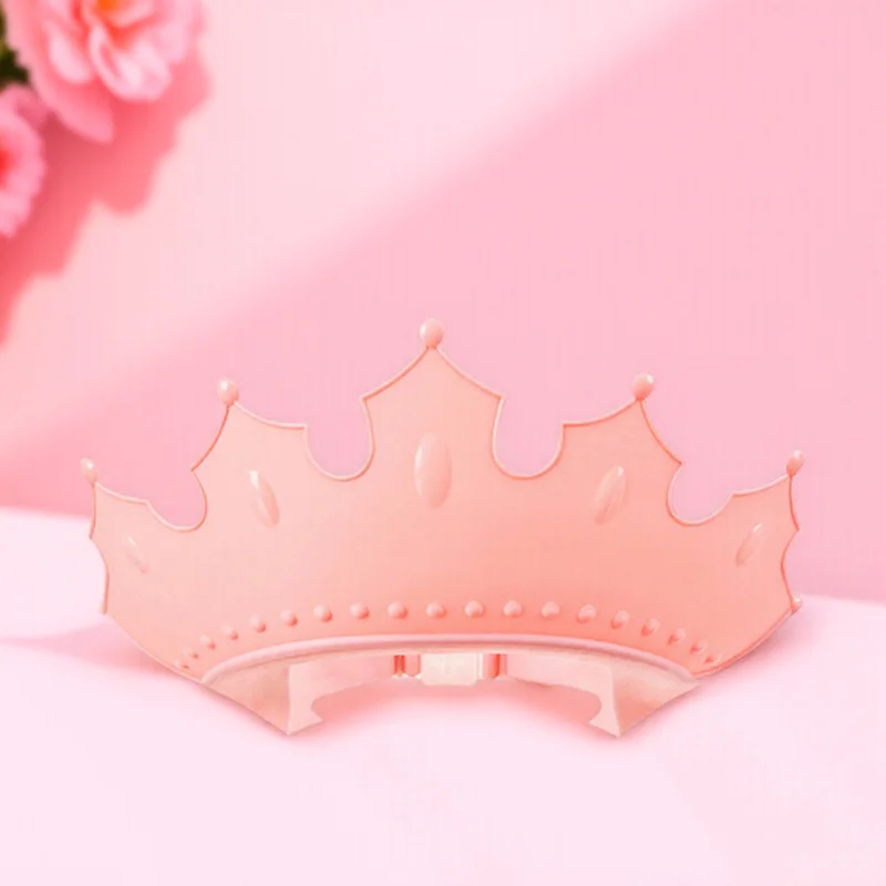 Kids Washing Hair Hat Adjustable Crown Shape Waterproof Shampoo Hat Protects Eyes Ears from Water Shampoo Ideal for Children's