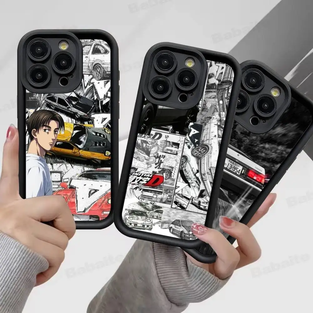 

Anime Initial D Cool Phone Case For IPhone 17 16 15 14 13 12 11 Pro Max Plus Silicone Shockproof Case