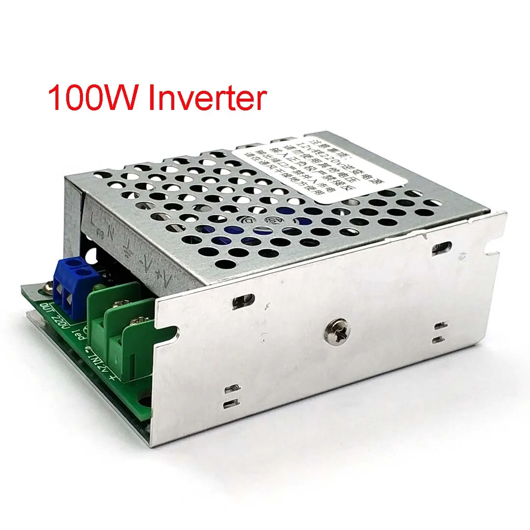 100W DC-AC Boost Inverter Module 12V To 220V Step UP Power Module 50Hz 60Hz DC-AC Lithium Battery Boost POWER Converter Module