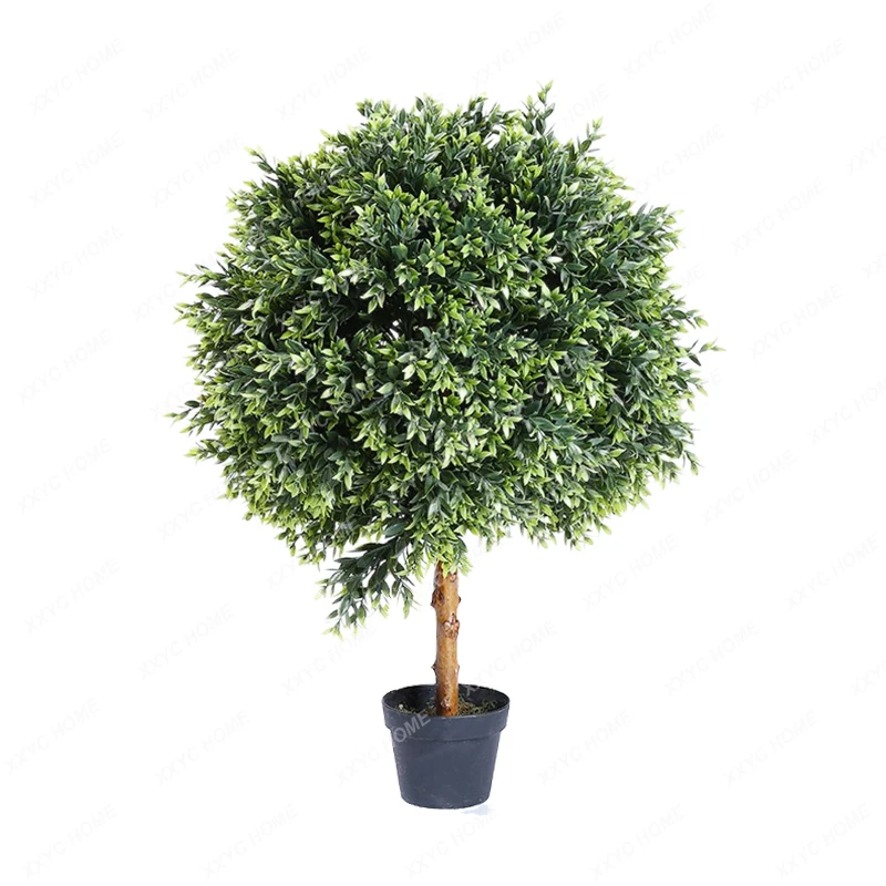 

Simulation Plant Indoor Greenery Decoration Ball Sapling Fake Flower Pot