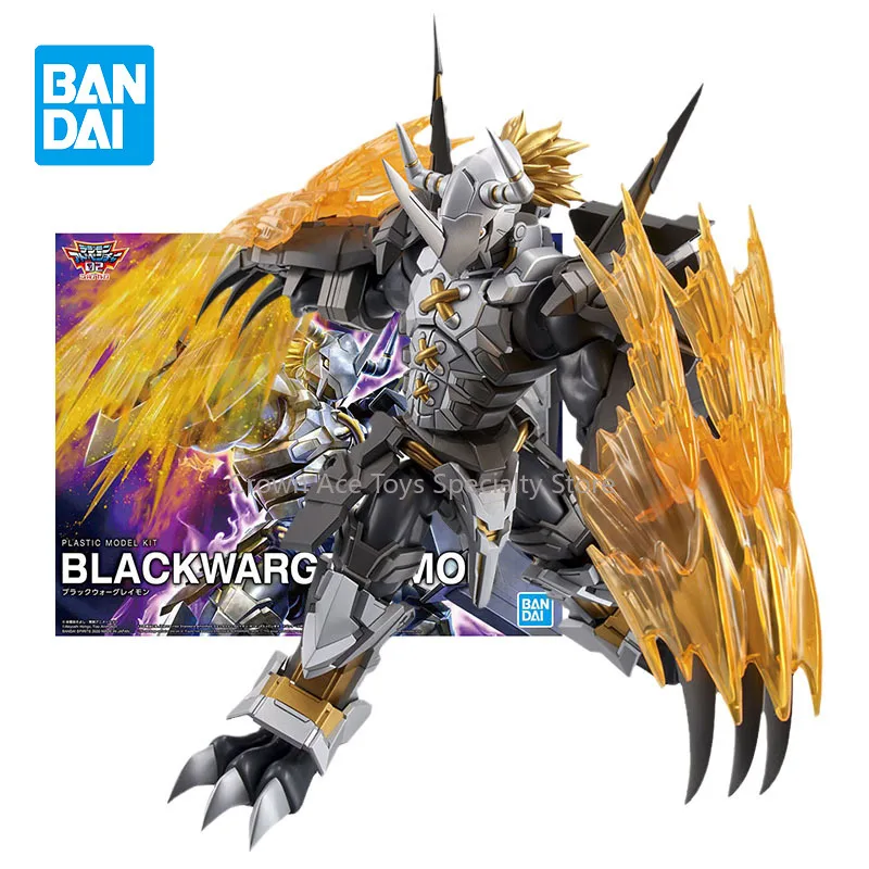 

Bandai Genuine Figure Digimon Adventure Model Kit Figure-rise Standard Amplified Black War Greymon Model Action Figure Boys Toys