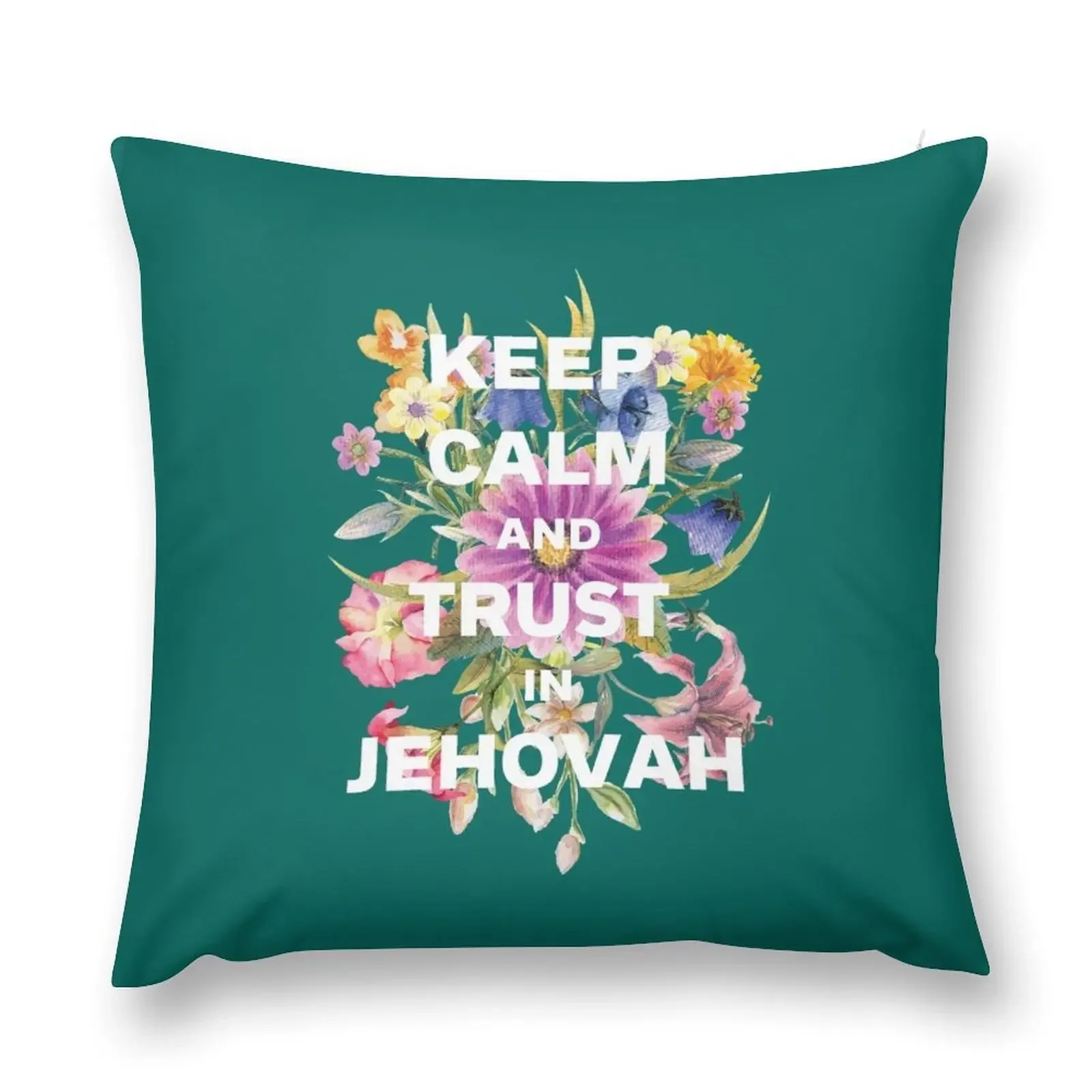 

Keep Calm and Trust in Jehovah Throw Pillow Cushions For Children Decorative Cushions For Living Room pillow