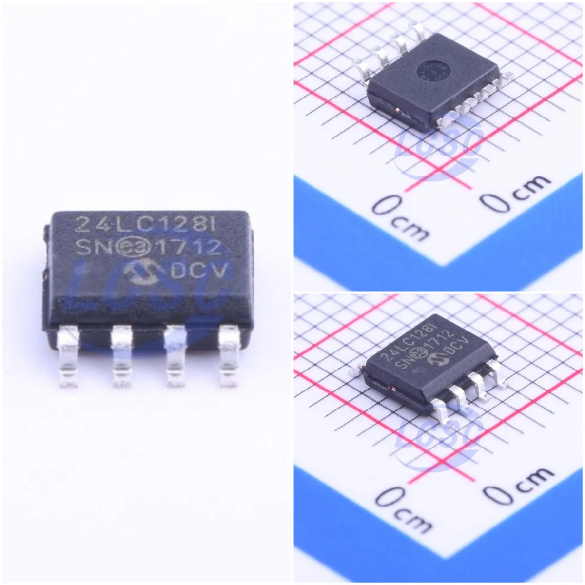 10pieces/Pack 24LC128T-I/SN CMOS Serial EEPROM 2.5V~5.5V 128Kbit 400kHz I2C SOIC-8 Memory IC Chip Code 24LC128I SN