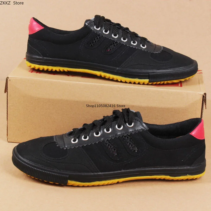 أحذية الووشو الكاراتيه الرياضية للتدريب على فنون الدفاع عن النفس أحذية تاي تشي التايكوندو الصينية #2