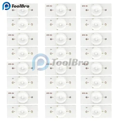 200/100/50/10PCS 3V 6V LED Light Emitting Diode SMD Light Bead con lente ottica Fliter per 32-65 TV LED Strip Light Repair