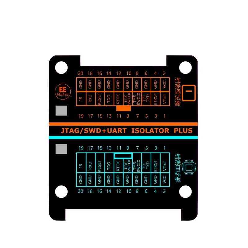 JTAG Isolator Supports JLINK STLINK High-Voltage Isolation Supports SWD JTAG Interface High-speed