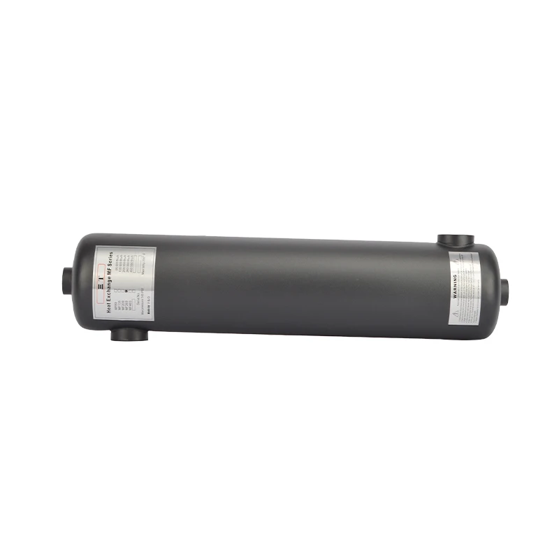 Wholesale Water Colded  Hot  Heat Exchanger Tube Type Black   For Swimming Pool Heater 24-120KW