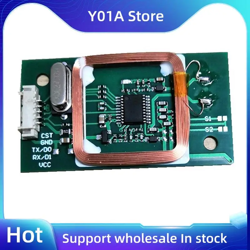 

Y01A 2X Double Frequency 125Khz 13.56Mhz RFID Card Reader Module Wiegand Uart TTL