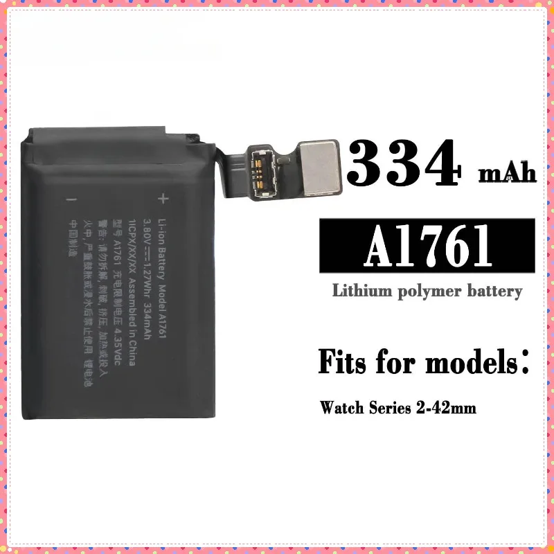 

A1761 аккумулятор настоящий 334 мАч для Apple Watch 2-42 мм A1758 A1769 Series 2 A1761 аккумулятор для мобильного телефона