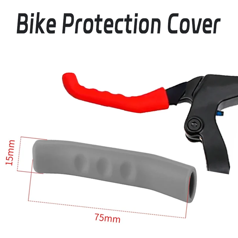 RYDEX Copri leva freno Copri maniglia freno bicicletta in silicone Copri protezione bici Impugnatura leva freno per scooter elettrico Mtb