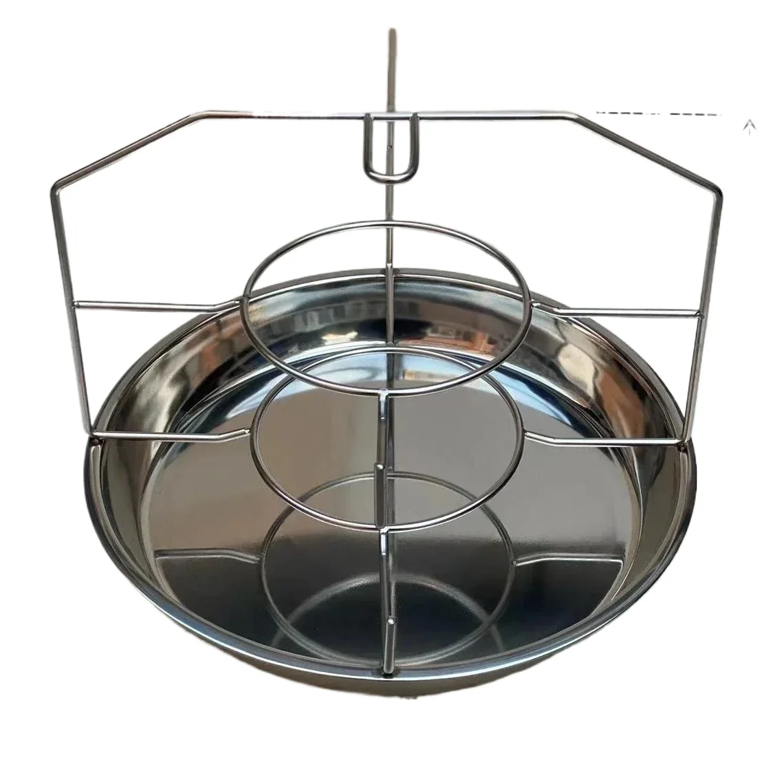 

Stainless Steel Baking Basket, Barbecue Tray Rack, Special Tool for Tray Replacement and Use, Multipurpose Kitchen Accessory
