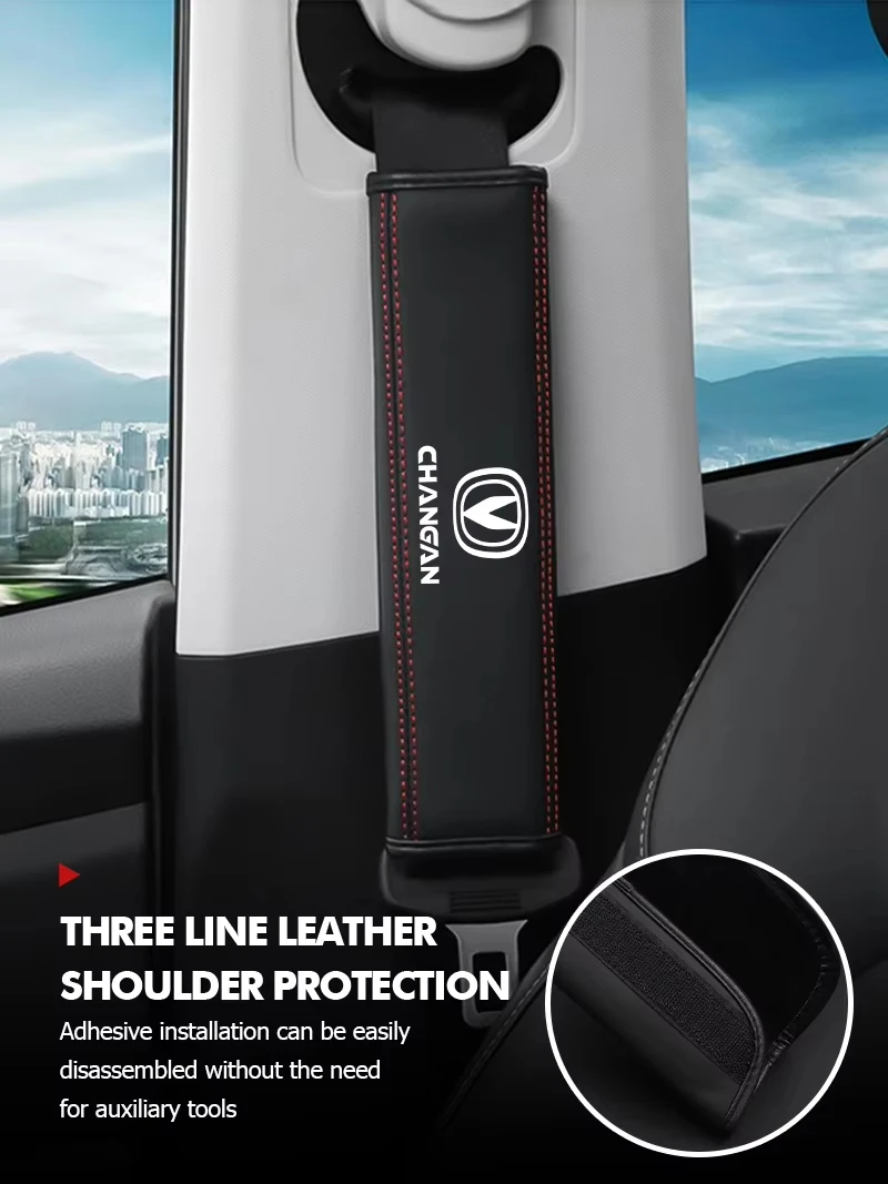 

Safety Belt Shoulder Protector Pad Car Styling Accessories Fit Changan CS75 CS15 CS95 CS35PLUS CS55 CS85 Alsvin