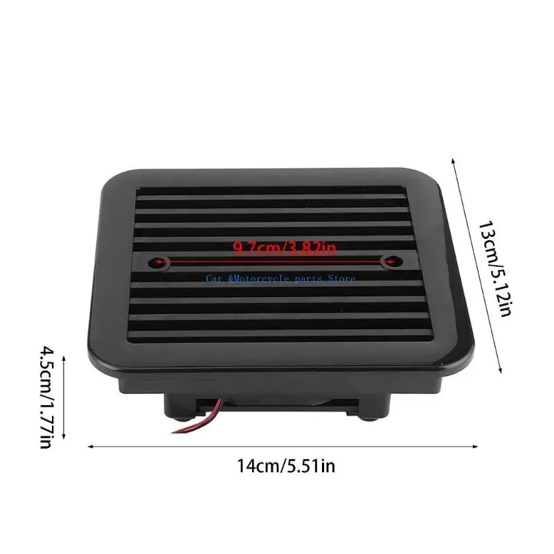 Y9UC Trailer Side Mount Ventilation Blower 12V 4.8W Quiet Exhaust Fan For Yacht Motorhome Boat Bathroom Kitchen Installation