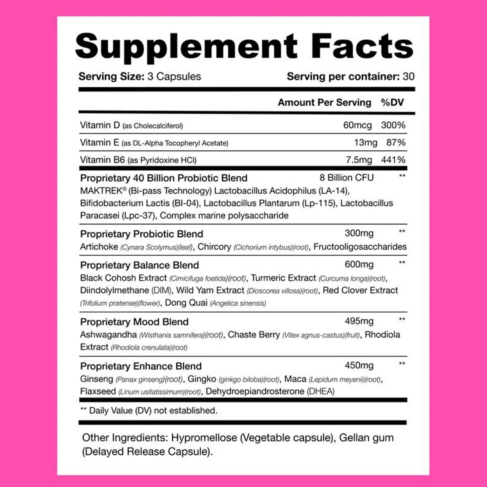 Meno-Chill - Hot Flashes, Night Sweats, Weight Management, Reduce Stress and Anxiety, Improve Mood, Hormone Balancing