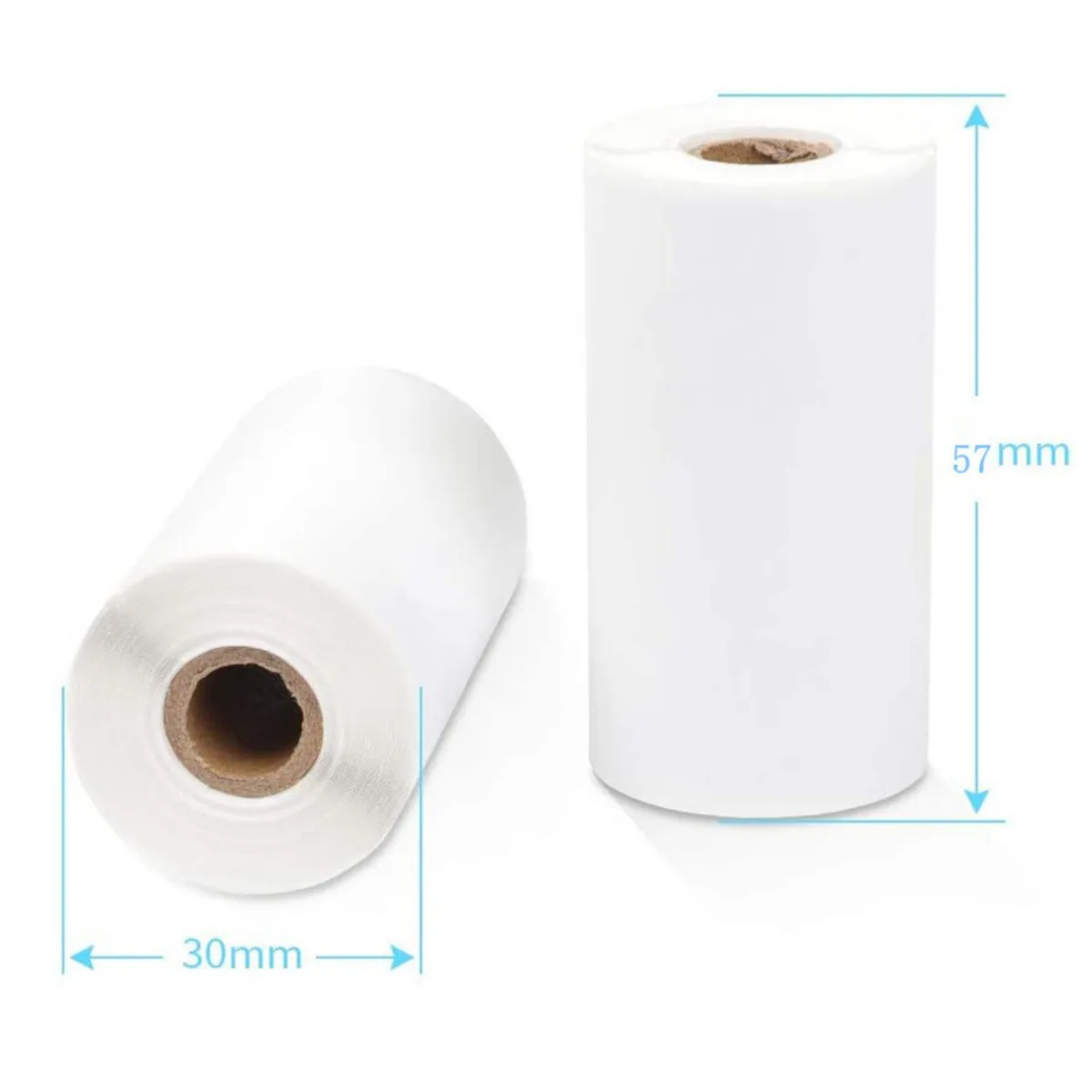 Mini Printer Thermal Paper Sticker Blue Self-adhesive Paper for Wireless Bluetooth Photo Inkless Printer 57mm Printing Paper