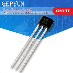 50pcs OH137 Hall Effect Sensor for Highly Sensitive Instruments TO-92S In-kind Shooting new
