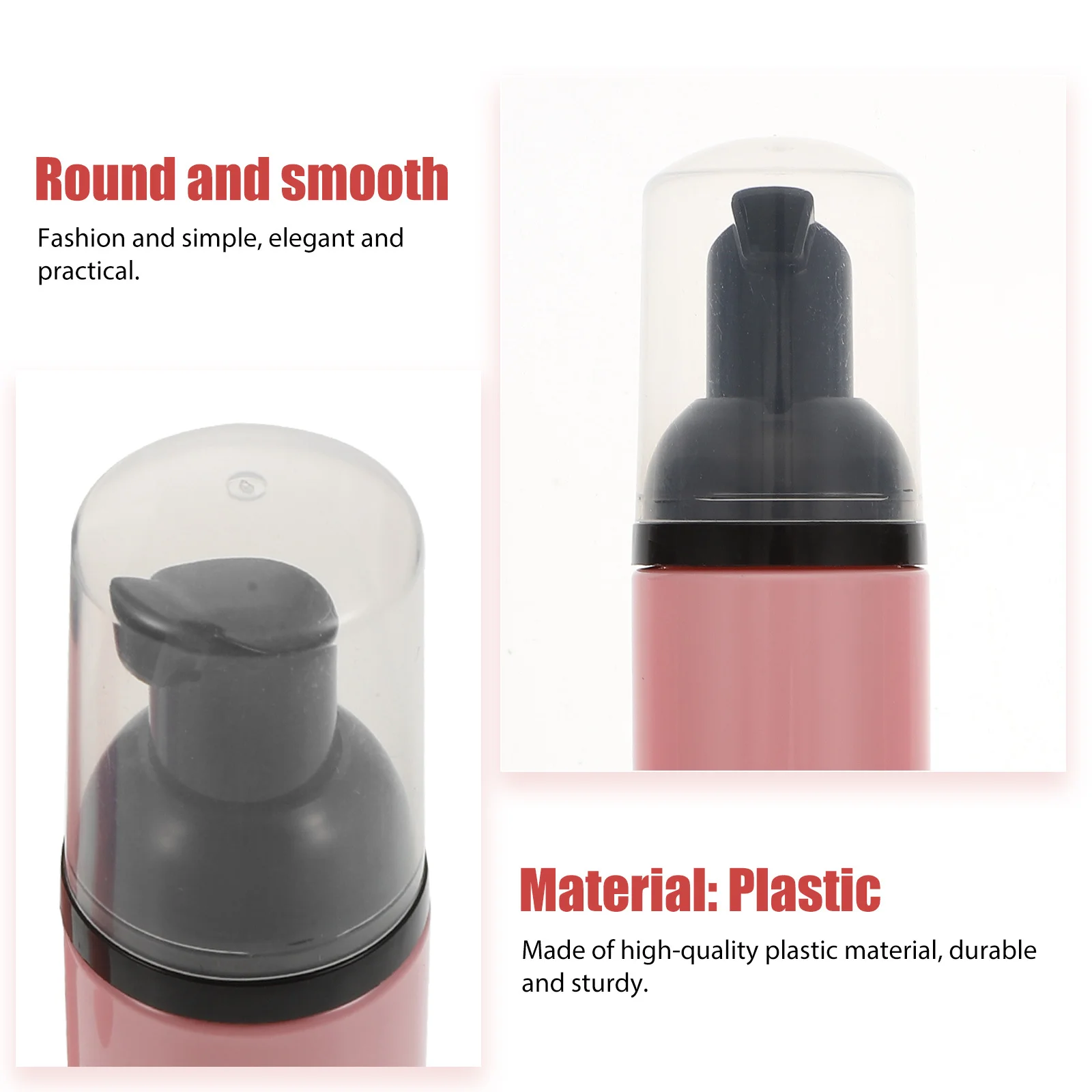 3 قطعة زجاجة رغوة قابلة لإعادة الاستخدام المحمولة إعادة الملء حاوية الصابون السائل حجم السفر موس موزع لصابون اليد الشامبو #4