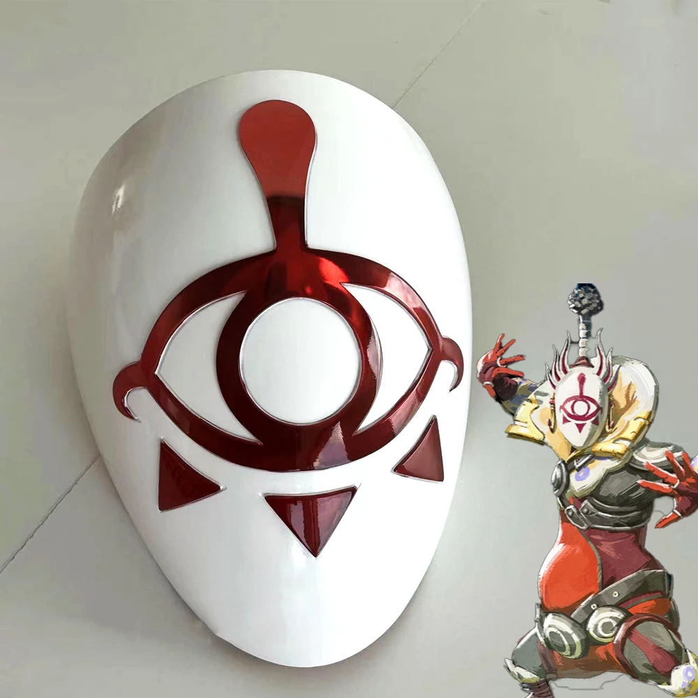 Máscara de Cosplay del Clan Zelda Yiga para adultos, casco de cara completa ABS, accesorio de disfraz de fiesta de Halloween, Unisex