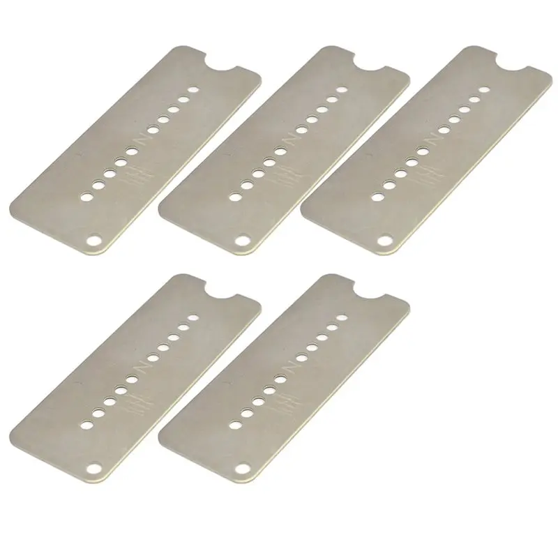 

ABVL-For P90 Style Pickup Compatible 5Pcs Cupronickel Baseplate 81X30mm Pickup Baseplate Parts