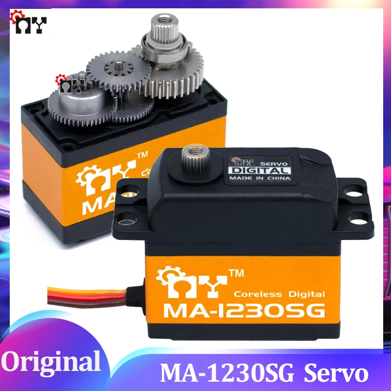 

​MA-1230SG 36KG 6.0V RC Servo - MY Servo Torque w/Standard Gears Heavy Duty Analog RC model Helicopter RC Model Car