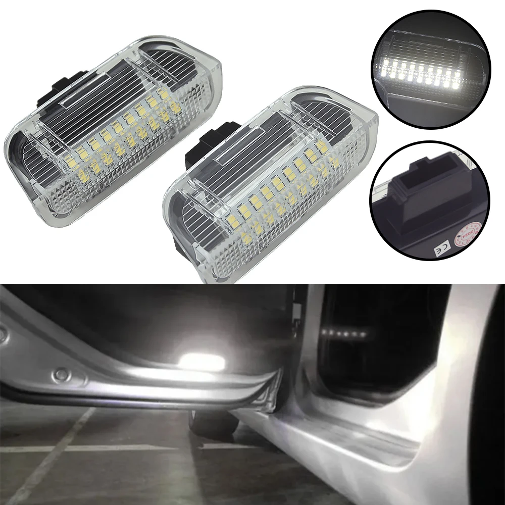 

2Pc ForPorsche Cayenne 958 LED Rear LED Under Door Lamp Trunk Boot Lamp Compartment Light