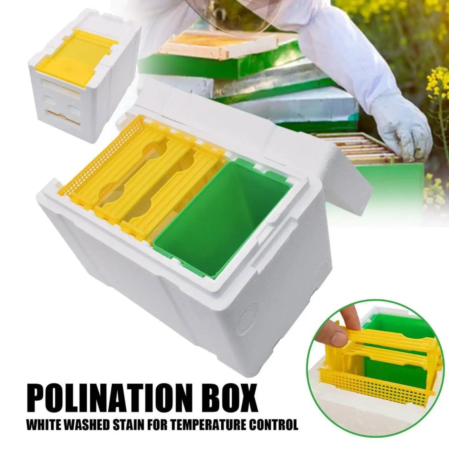 1 Set Queen Bee Mating Box Queen Bee Rearing Box Beekeeping Tools