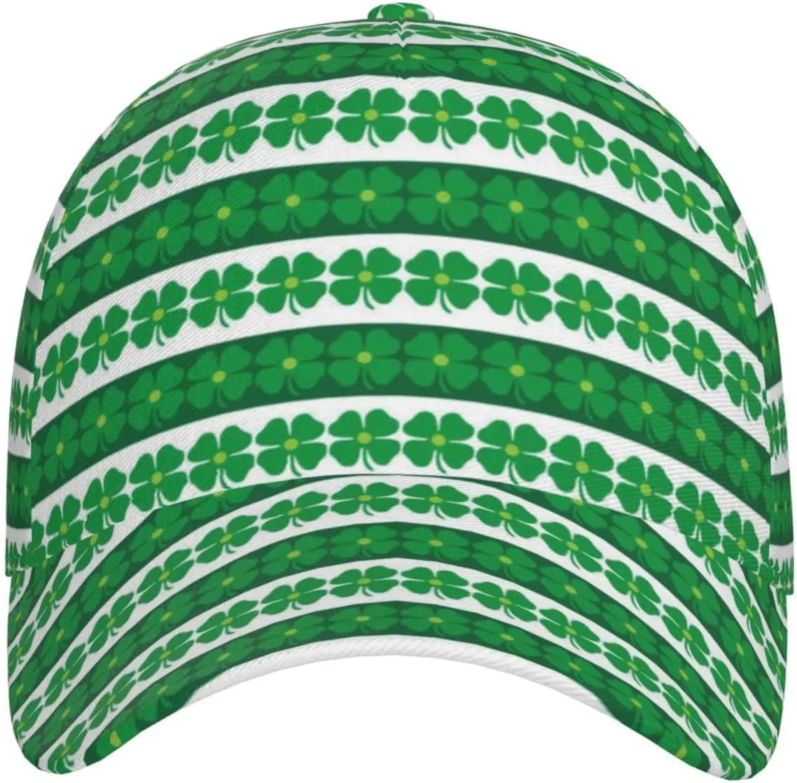 St. Patrick's Day Clover Baseball Hat Adjustable Lucky Shamrock Baseball Cap for Men and Women