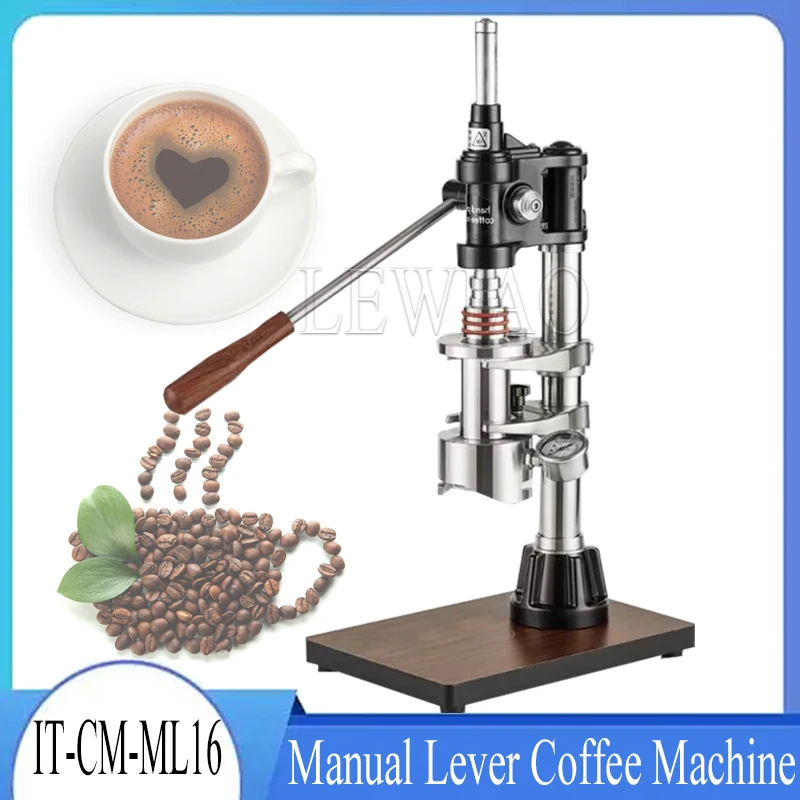 

High Quality Stainless Steel Coffee Maker 100ml/time Manual Lever Cappuccino Commercial Coffee Machine