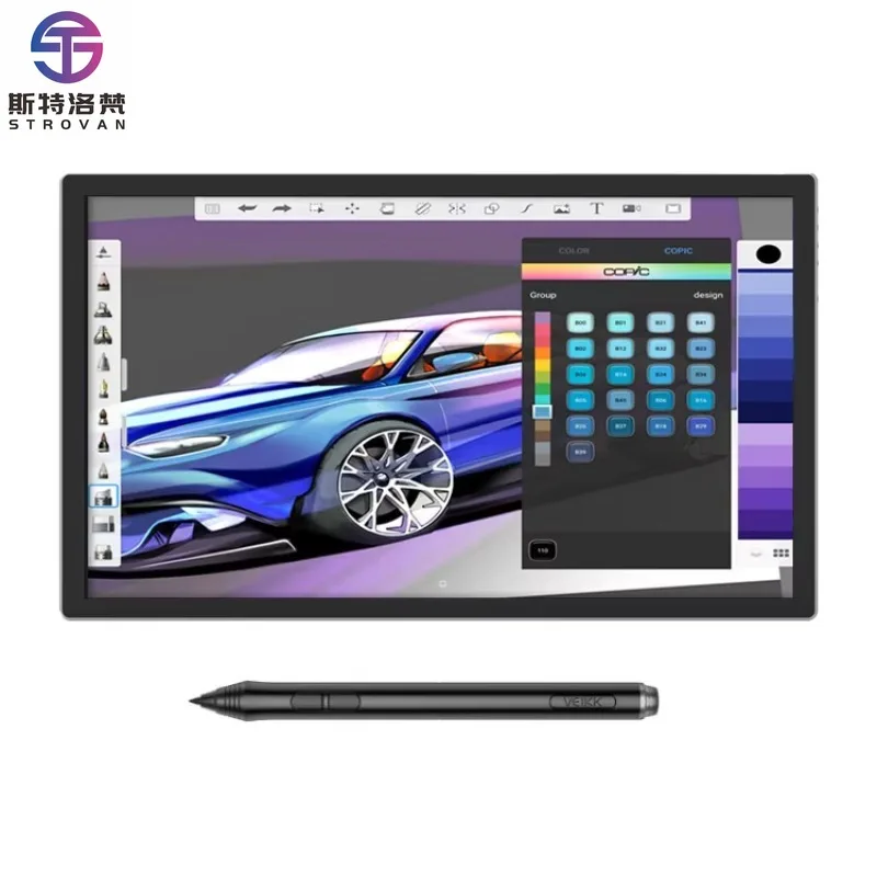 

Portable 21.5 Inch Fashion Design LCD with Stylus New Phone PC Support Graphic Tablet Maximum Tilt Angle 90 Degrees