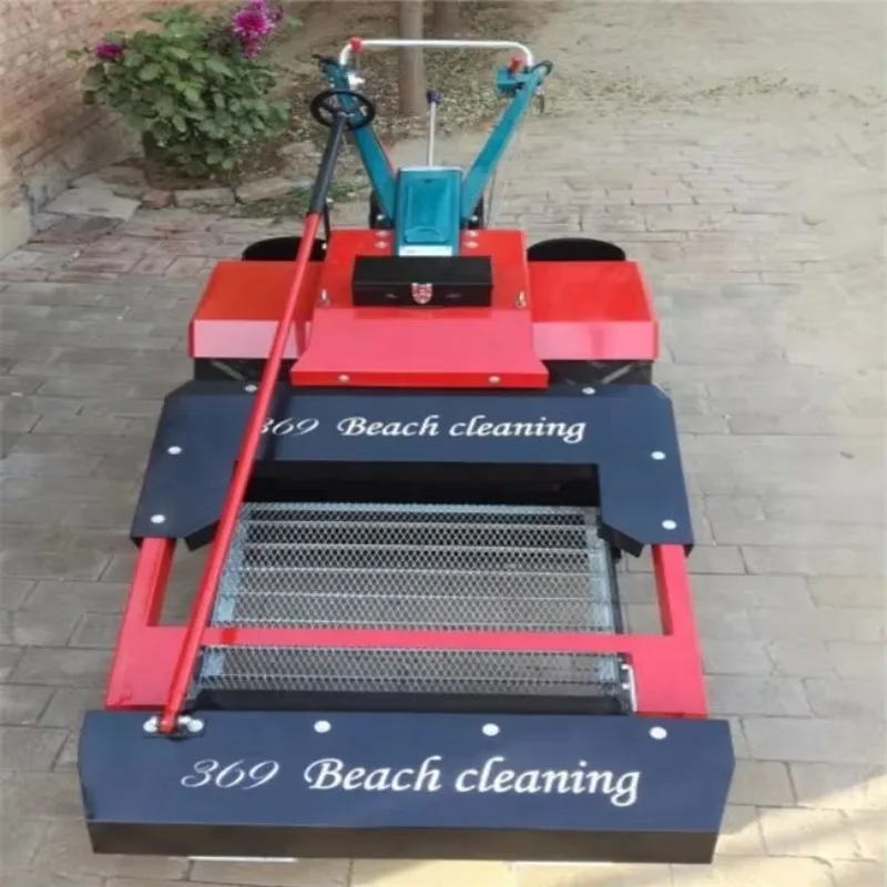 Clean Big Sand Beach Waste Rake Beach Cleaner Sand Cleaning Machine