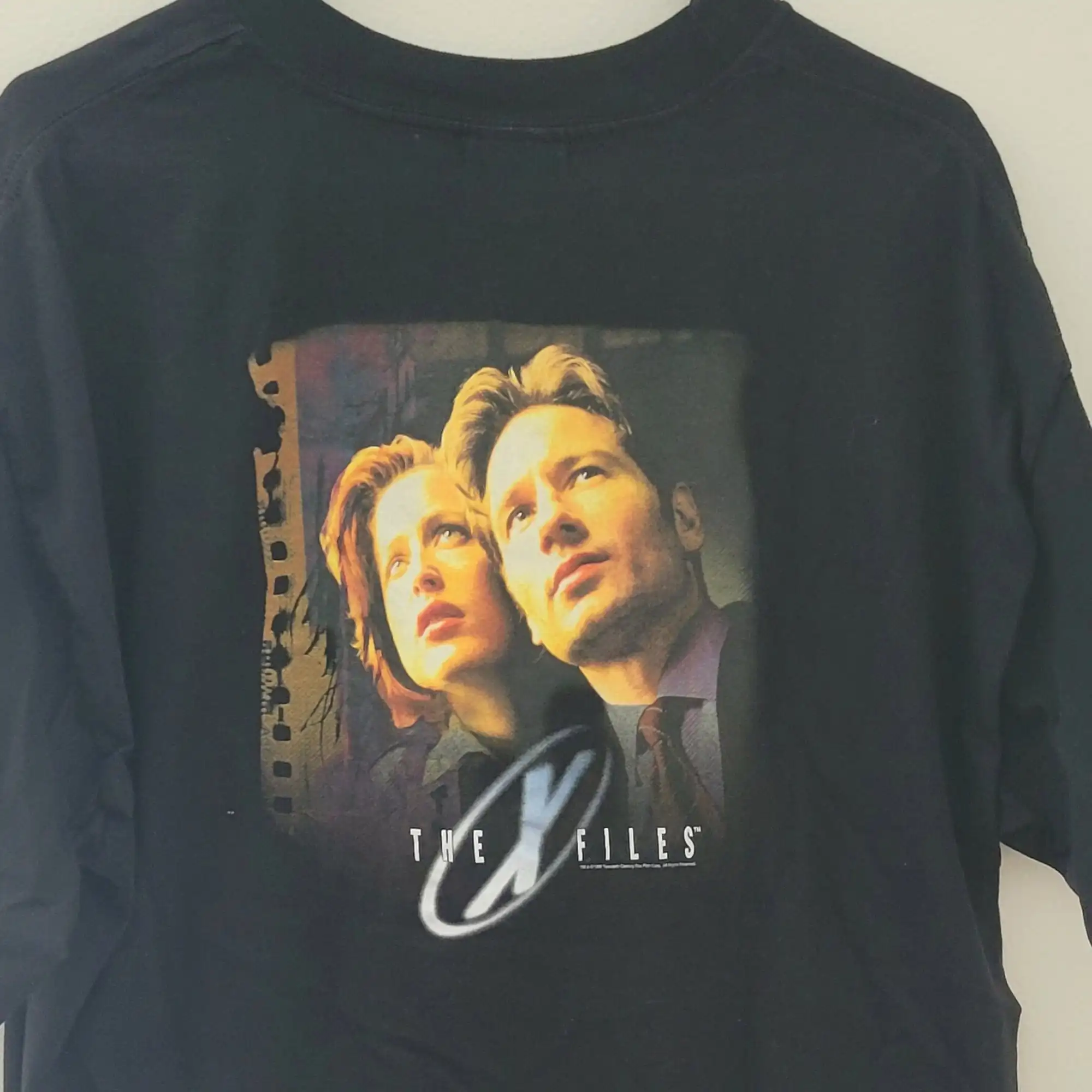 Vtg X Files Movie T Shirt 90S Xl Fight The Future Mulder Scully Alien