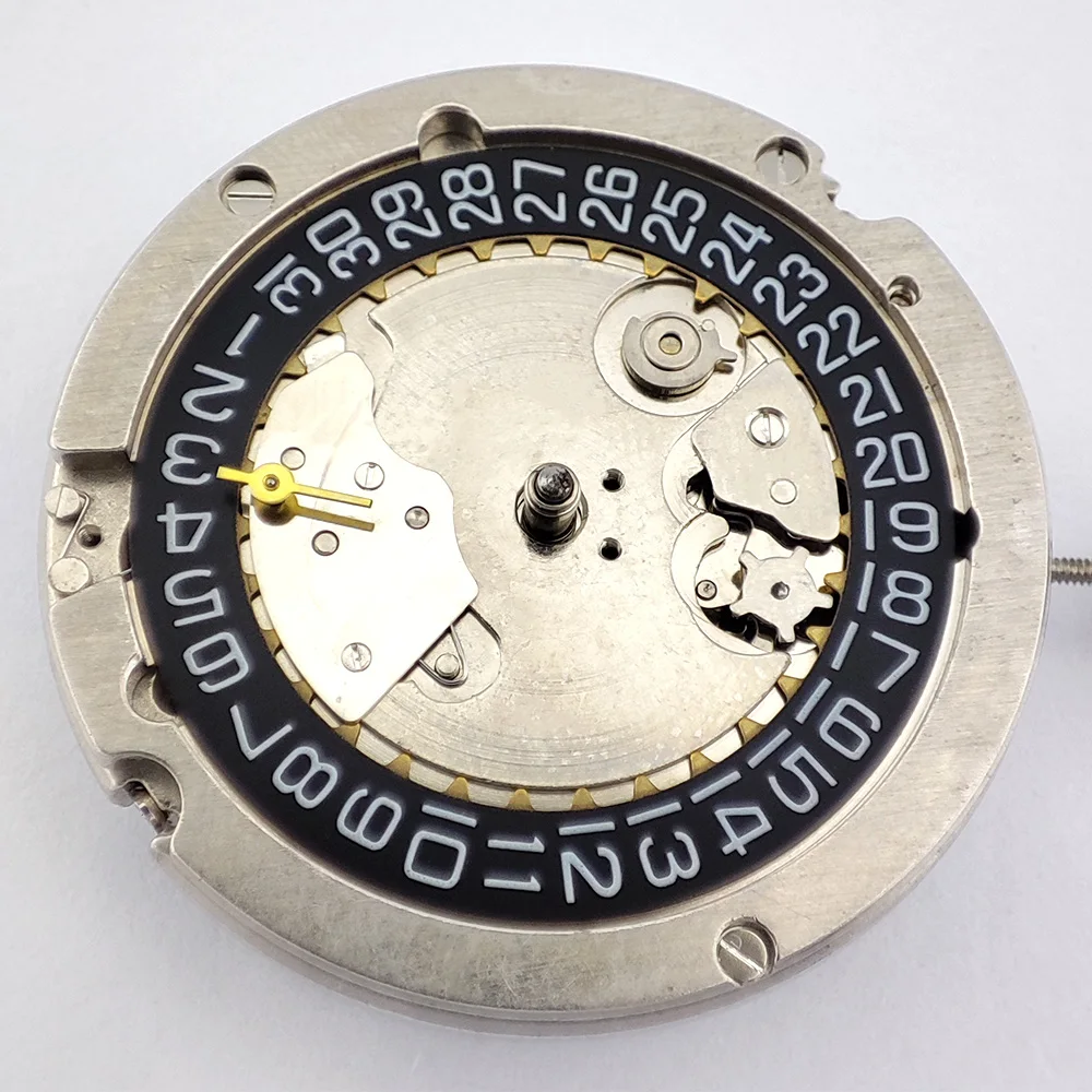 Seagull ST2555 Movement Automatic Mechanical Movement with Black Datewheel Automatic Movement 9 O'Clock Second Hands