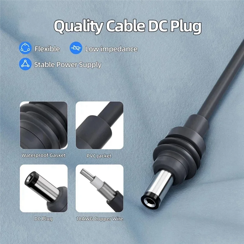 AT02-Power Cable For  Battery For Starlink Mini  Charger Adapter For Starlink Mini  Charger
