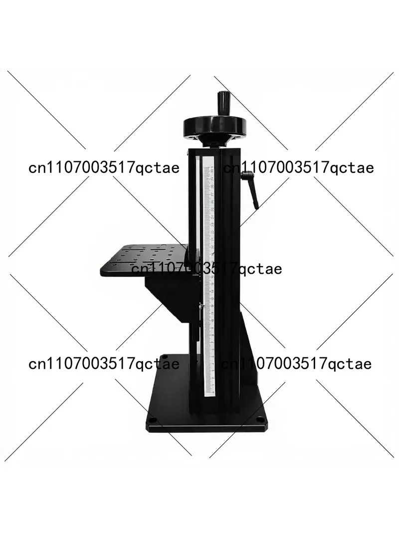 Optical Experiment Lifting Platform 300mm Aluminum Alloy Column T-Type Screw Manual Lifter Z-Axis Displacement Slide Table