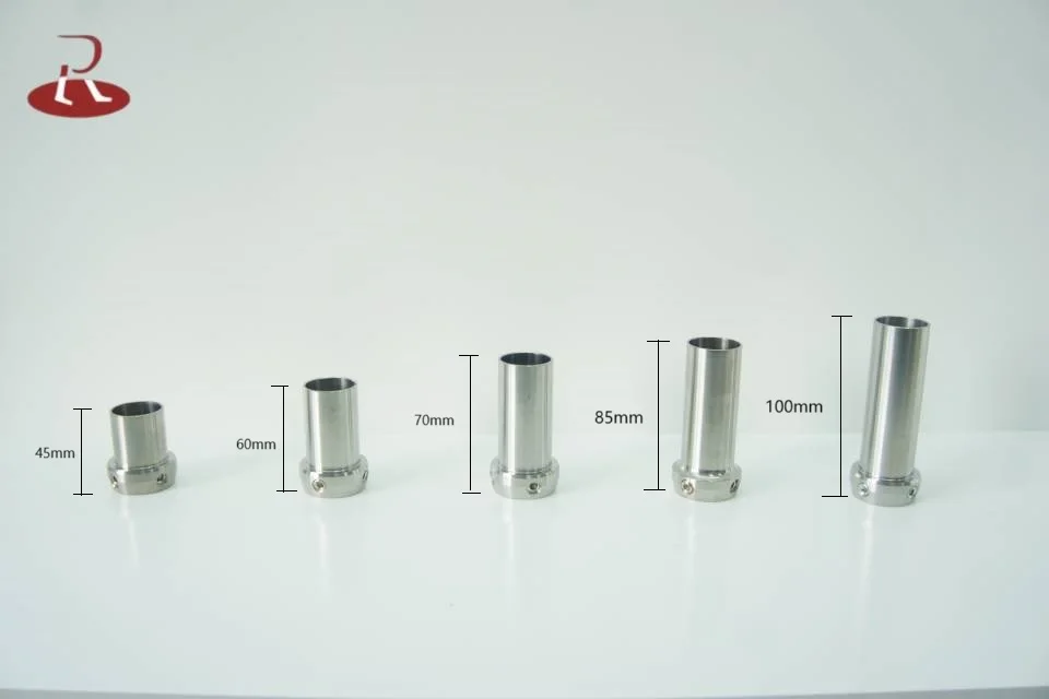 Peças de perna protética liga de titânio 70mm conexão pirâmide adaptador de joelho prótese adaptador de tubo ajustável