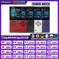 TRIMUI BRICK Handheld Game Console 3.2'' IPS Screen Linux System Trimui UI Metal Back Panel Key LED Lighting Free Keycap Gifts