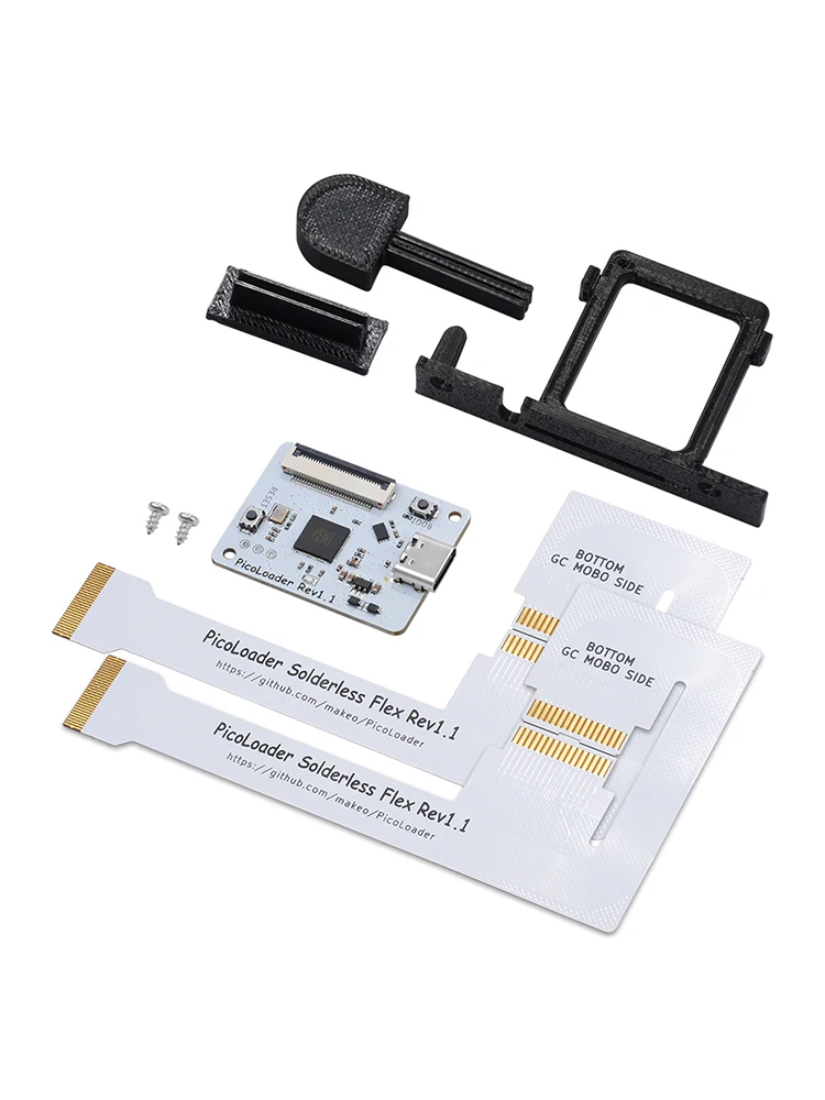 Lötfreies Rev1.1 PicoLoader Flex-Kabel basierend auf Pi Pico RP2040, unterstützt SD2SP2 GC2SD SDGecko für GameCube NGC-Konsole.