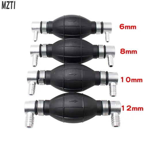 MZTI-NBR 고무 단방향 핸드 오일 펌프 체크 밸브, 오토바이 자동차 해양 선외기용 핸드 연료 펌프, 6mm, 8mm, 10mm, 12mm 