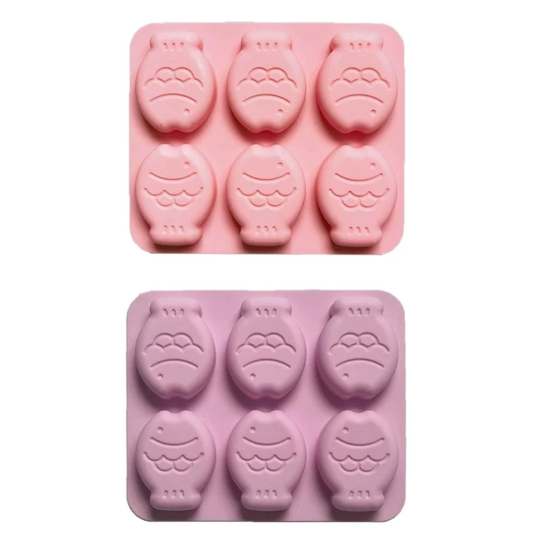 2024 New Chocolate Molds Candy Molds Fish Shaped Baking Molds Silicone Fondant Moulds Silicone Material for DIY Cake Decorating