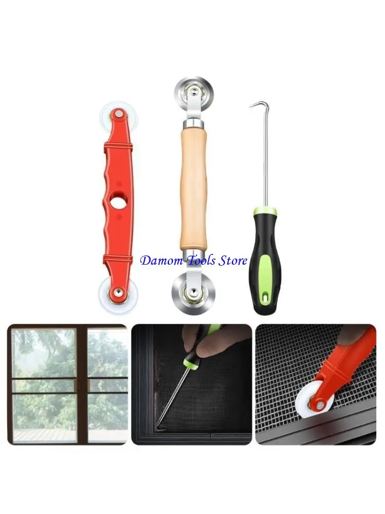 

Инструмент для экрана 57BE с экстракторами резиновых крючков и усиленным металлическим деревом смешанной конструкции