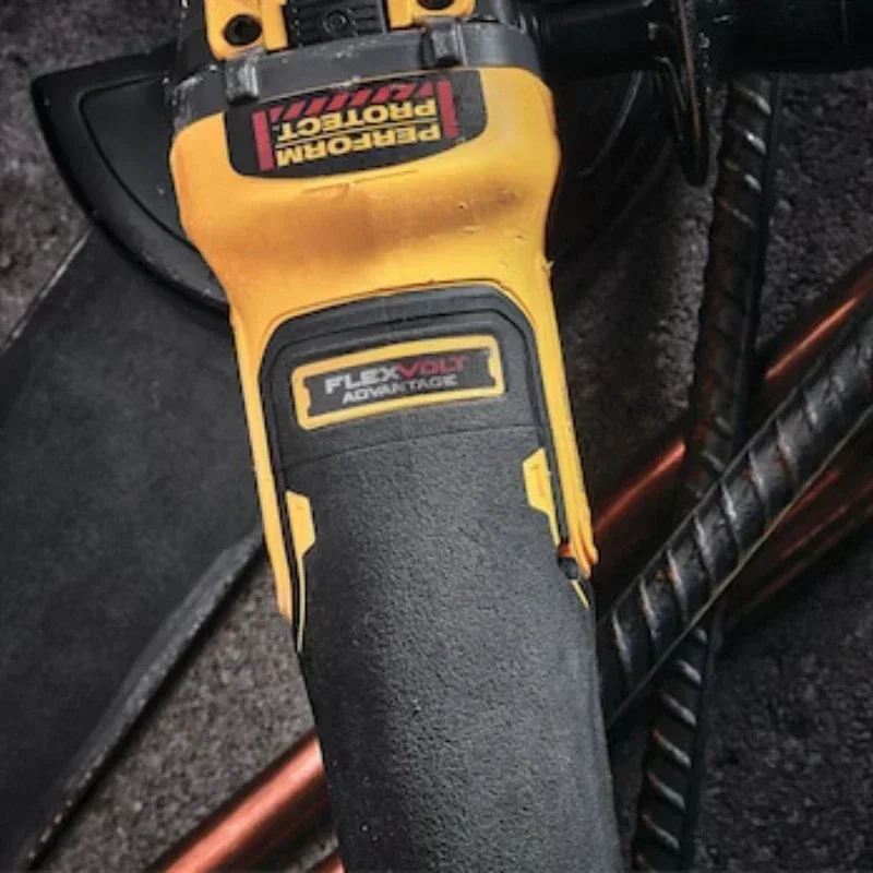 Dewalt-コードレスアングルグラインダー、ブラシレスパワーツール、充電式ポータブルポリッシャー、切断機、dcg409b、20v、125mm