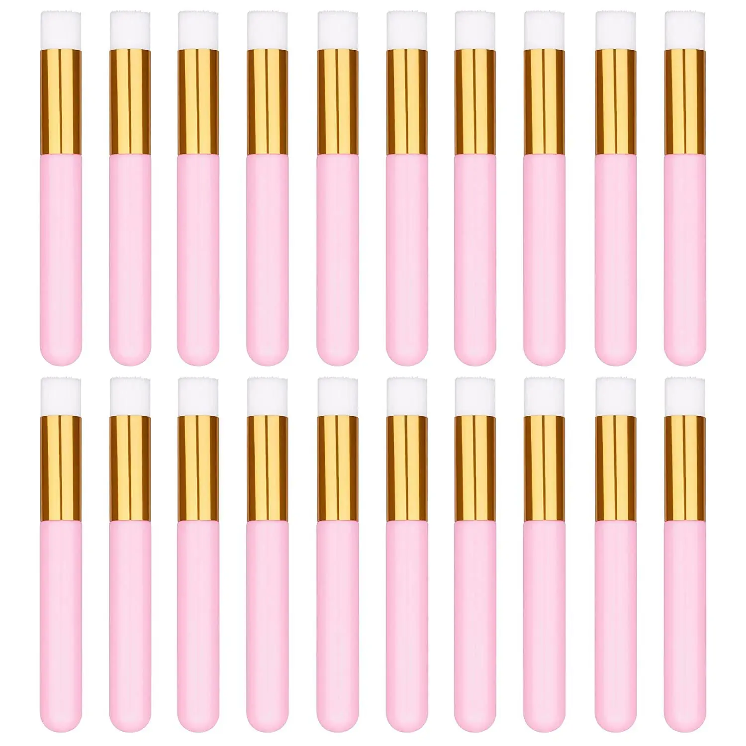 แปรงทำความสะอาดขนตา 10/20 ชิ้น แปรงแชมพูสำหรับต่อขนตา ขจัดสิวเสี้ยน ทำความสะอาดรูขุมขนบนจมูก อุปกรณ์แต่งหน้า