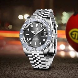 2026 PAGANI DESIGN New Luxury Men Mechanical Wristwatch Stainless Steel Sapphire Automatic Watch 100M Waterproof Clock