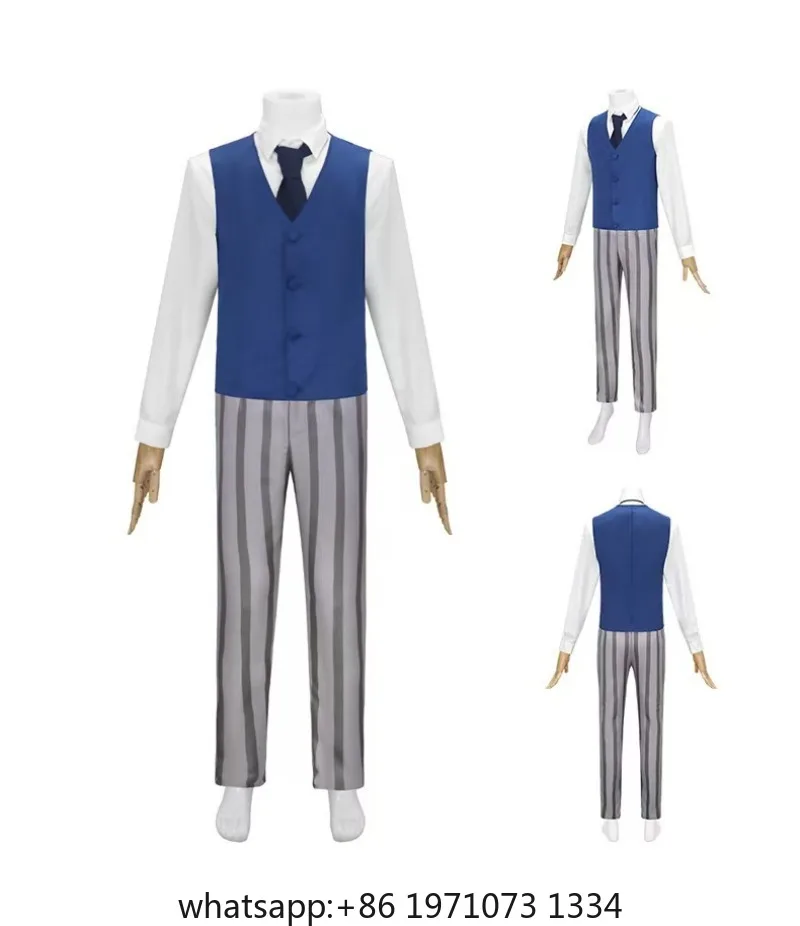 Beastars Cosplay Costume Legoshi Cos Outfits Anime Wolf Clothing for Men Halloween Carnival Party Stage Performance Suit Uniform