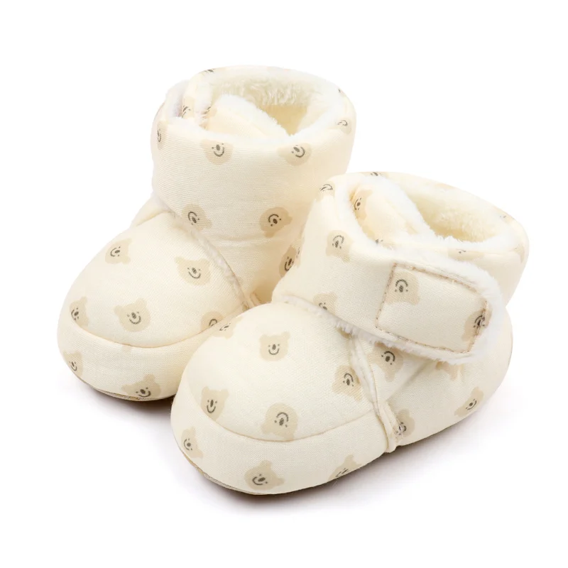 Baby Shoes Soft Cotton Warm Inside for Winter Indoor Sneaker Newborn Toddler Prewalking 0-9-18 Months High Quality 2024 BMB3217