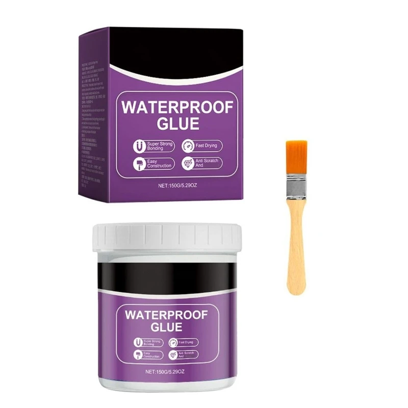 Adhésif transparent imperméable Invisible, Agent revêtement imperméable pratique, mastic d'isolation étanche