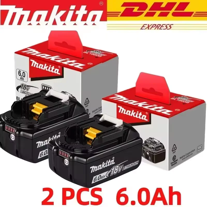 

6ah Genuine/Original Makita 18v battery bl1850b BL1850 bl1860 bl 1860 bl1830 bl1815 bl1840 LXT400 6.0Ah for makita 18v tools