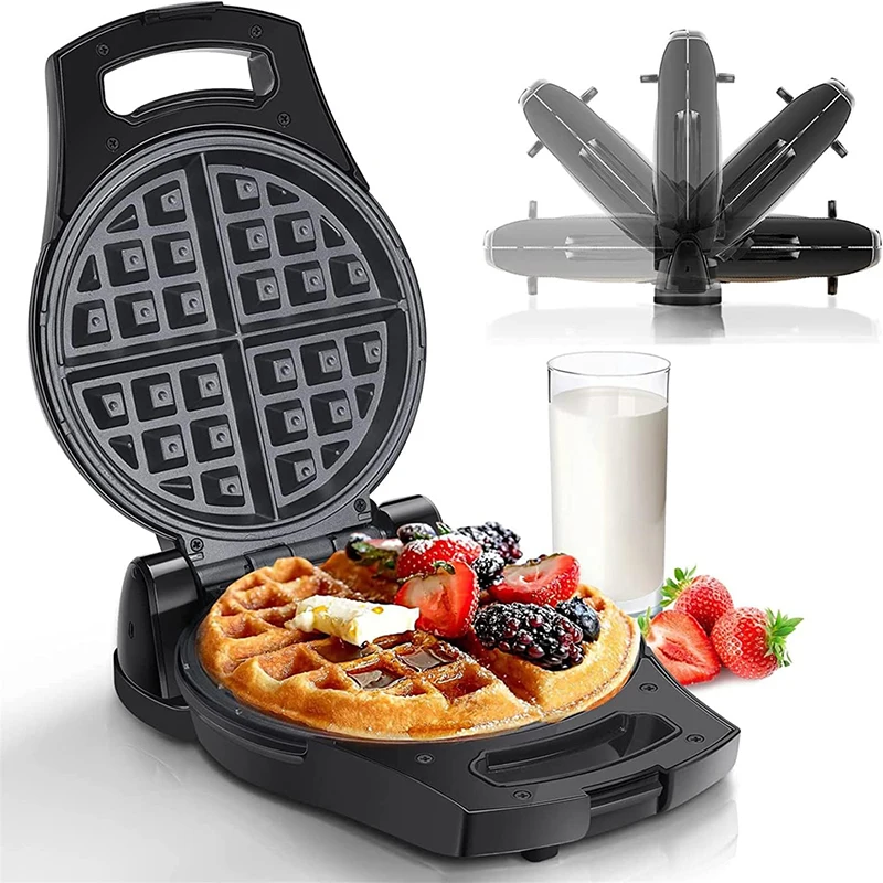 180 Degree Rotating Waffle Stick Maker US PLUG Non-stick Plates Portable Waffle Maker Machine