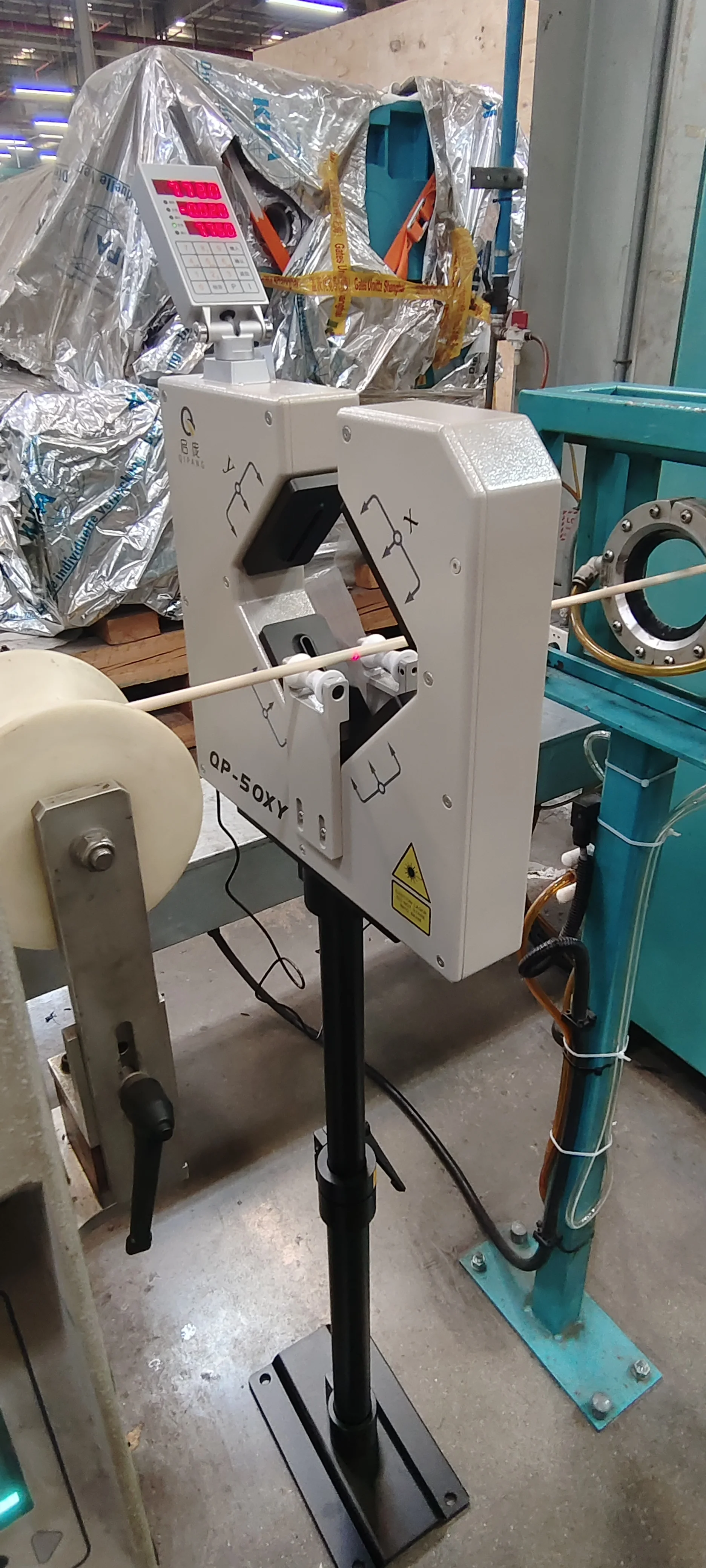 QIPANG Transparent Tube Laser Diameter Gauge 80 Meters Per Minute OD Gauge for Medical Tube